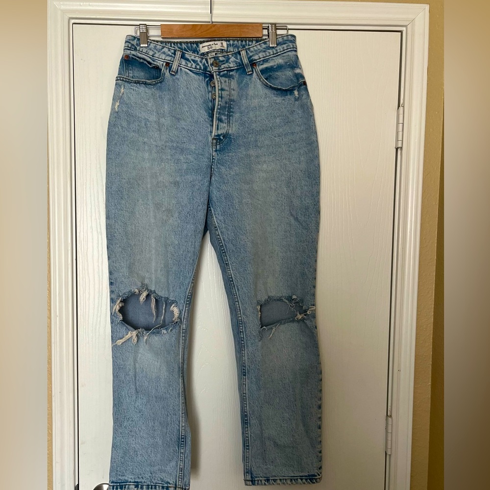 ABERCROMBIE & FITCH THE DAD HIGH RISE JEAN | CURVE LOVE